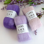 랑 레이스 따뜻한 슈퍼키드 모헤어 스웨터 니트 뜨기 털실