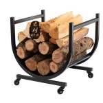 장작거치대 이동식 보관함 수납함 장작 운반 철제 거치대 땔감 수납대 건조 받침대 진열대