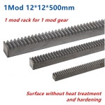 1유닛 1Mod 랙 기어 12x12x500mm 랙 17 톱니 15 피니언 45 스틸 메탈