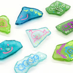 아트앤허그 바다유리 냉장고 자석 만들기 업사이클링 키트 친환경 간단한 마그넷 마그네틱 환경교육 체험