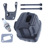 Husqvarna 340 345 용 배기 머플러 키트 351 353 전기톱 Jonsered 2150 2153 점화 플러그 544028301
