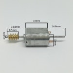 이중 개 몫 15200 1 모터 출력 12 TSU 8 24V 샤프트 기어 030 터빈