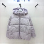 에꼴리에 스트링 후드 푸퍼 다운 점퍼 PU 23D1152