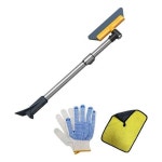 키밍 길이조절 자동차 제설기 세트 성에제거 눈빗자루