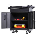 이동식 철제 공구함 공구 대차 부품 정비소 카센타 블랙-655x280x700mm 이동식 철제 공구함 공구 대차 부품