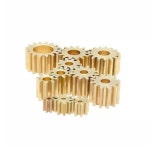 10pcs 4M 10 11 12 13 14 15 16 17 18 두께 Mod 구리 0 4M 8 teeth 1