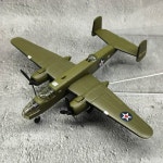 다이캐스트 금속 B25 항공기 모형 장난감 USAF B-25 폭격기 전투기 모형 수집용 장난감 1 144 체중계