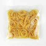 노랑 고무줄 1봉 사이즈