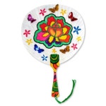 초등 꽃 민화 원형부채 만들기 추석 설날 유치원 유아 4학년 방과후수업 실습