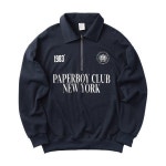 PAPERBOY 스포츠클럽 하프집업-네이비 152307