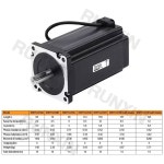 CNC 조각 3D 프린터용 Nema34 스텝퍼 모터 와이어 86 시리즈 8 5Nm 2 상 230 oz in 토크 86BYG250D 4