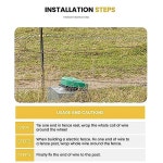 전기 초저 동물 저항 와이어 강철 200M 액세서리 로프 펜싱용 폴리와이어 울타리