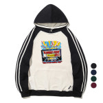 엘리메노 남녀공용 EL Vol 01 래글런 라인 오버핏 후드티셔츠 ELH0376 4