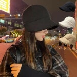 VY 여자 겨울 소프트 버킷햇 모자 588847 C7424 18909028