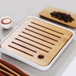 찻상 다도 다기트레이 퇴수기 차판20cm