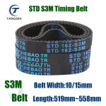 고무 너비 폐쇄 519 522 525 528 531 534 537 540 543 546 549 552 555 10 루프 STD 길이 타이밍 벨트