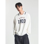 MLB 스포티브 바시티 오버핏 카라 맨투맨 NY Cream