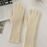장갑 보온 스마트 핑거오픈 터치 겨울 여성 니트 방한