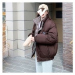 KAITH 숏체크 여성패딩 여성데일리 점퍼 잠바 자켓 방한