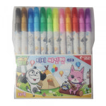 티티 싸인펜 12색 사인펜 수성