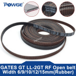 폭 VORON RF 저진동 GATES 저먼지 2GT 고무 타이밍 GT3 2MGT 동기 개방형 GT 프린터 벨트 3D