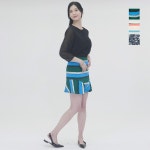 2ME A라인 패턴 스커트 TMWH72203Q