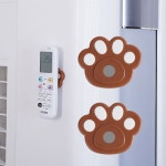 발바닥 자석 후크 리모컨 벽걸이 다용도 거치홀더 브라운1P