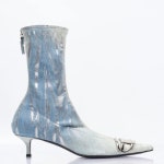 디젤 25 FW 디젤 D Venus 베누스 키티 힐 앵클 부츠 메탈릭블루 Y03409 P6264 H9502