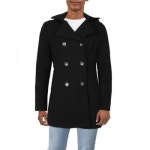 5331075 Nautica Mens Double Breasted Warm Pea Coat