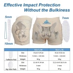 스케이팅 스피릿 슬림 패딩 피겨 반바지 힙 테일본 젤 패드 보호 속옷 Small