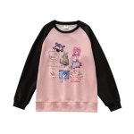 EAMT 여자 맨투맨 기모 라운드 얇은 루즈핏 추동 코트 EUNG3