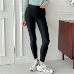 겨울 여성용 하이웨스트 운동복 하의 여성 레깅스
