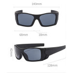 남성용 소형 프레임 스퀘어 선글라스 야외 스포츠 선글라스 운전 안경 UV400 Oculos De Sol Y2K