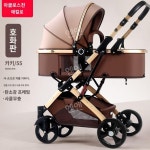 애완견 유모차 개모차 폴딩 강아지 접이식 개모카 C 디럭스-카키 탄소강프레임 에바휠