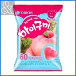 오리온 복숭아과즙 그대로 마이구미 66g 10개