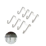 S형 도어후크 4개입 스텐 걸이 행거 문 훅