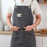 어린이집 공방 카페 바리스타 캔버스 앞치마