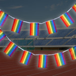 사각 깃발 플래그