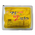 반달중한식품 | 영남식품 영남 맛 반달 슬라이스 단무지 2 7kg X3개 박스