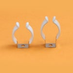 5Pcs 고정 클립 고무 보호 램프 튜브 T3 T4 T5 T6 T7 T8 T9 T10 기본 도구와 스프링 테리 홀더