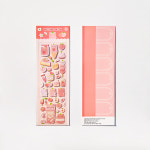 1 1 멜팅프렌즈 멜팅냥 복숭아 디저트 씰스티커