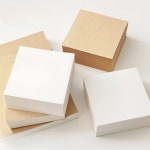 비접착 심플 사각 무지 떡메모지 메모장 미니노트 400매