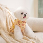 Lovin pet 강아지 패딩조끼 가을옷 겨울옷 하네스 1개 L 5 7kg 베어