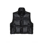 닉앤니콜 닉앤니콜 레더 LOGO 패딩 VEST 286126