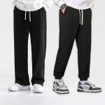 코듀로이 기모 팬츠 조거 세미와이드 2type