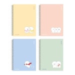 꿈드림22 위드나 스노우독 무선연습장 B5 112매 무지 16절 줄없는노트 0 80-0115 2