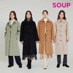 SOUP 숲 캐시 혼방 하프코트 SZWHCV1