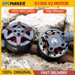 SPCMAKER V2 브러시리스 모터 RC FPV 레이싱 시네후프 이쑤시개 드론용 4-6S Lipo 1 개 4 8 G1505 3450KV