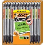 BIC Xtra 매끄러운 기계식 연필 중간 지점0 40카운트