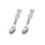 테이블아트 국산 애니멀 도그 스텐 스푼 2p 혼합 4개 단품